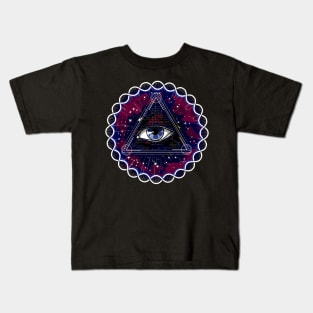 Psychedelic Sacred Geometry Kids T-Shirt